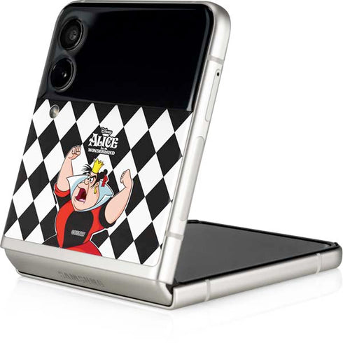 Disney Alice in Wonderland Queen of Hearts Off with their Head! Galaxy Z Flip3 5G Skin